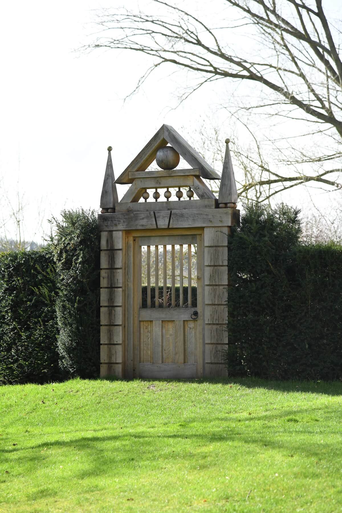 Green Oak Doorway